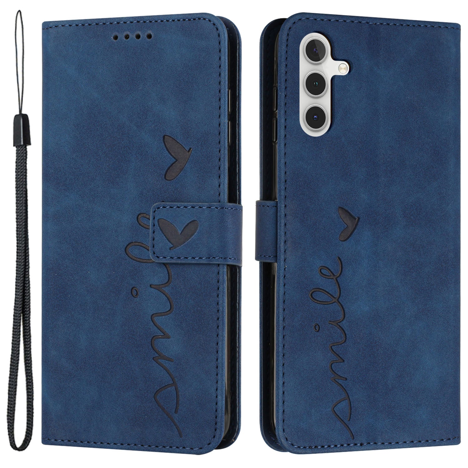 Flip Shell for Samsung Galaxy A24 4G Imprinted Heart Shape Wallet PU Leather Phone Stand Case Flip Shell for Samsung Galaxy A24 4G Imprinted Heart Shape Wallet PU Leather Phone Stand Case
